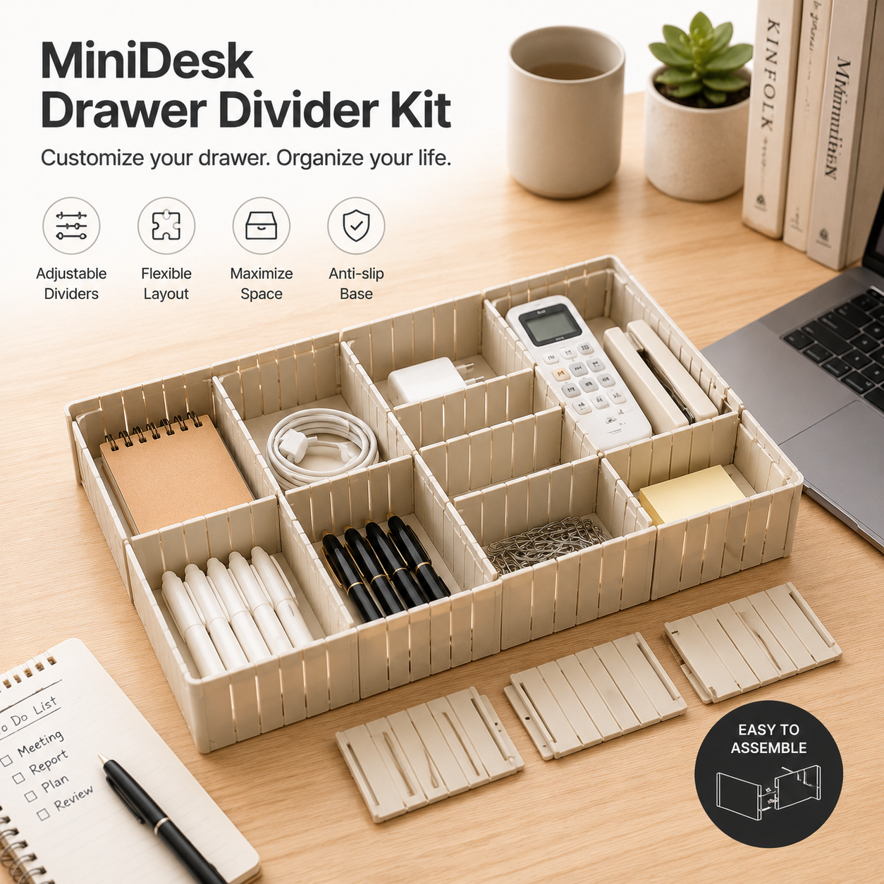 metaventralife™ MiniDesk Drawer Divider Kit