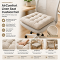 metaventralife™ AirComfort Linen Seat Cushion Pad